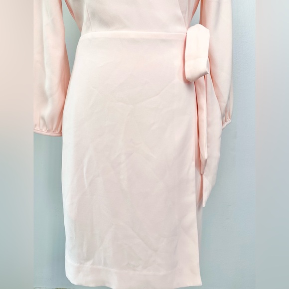 J. Crew Tie Waist Long Sleeve Wrap Dress (Size 2) - Picture 4 of 13